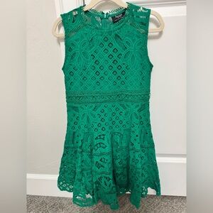 Bardot Junior Emerald Green Sleeveless Dress Size 10